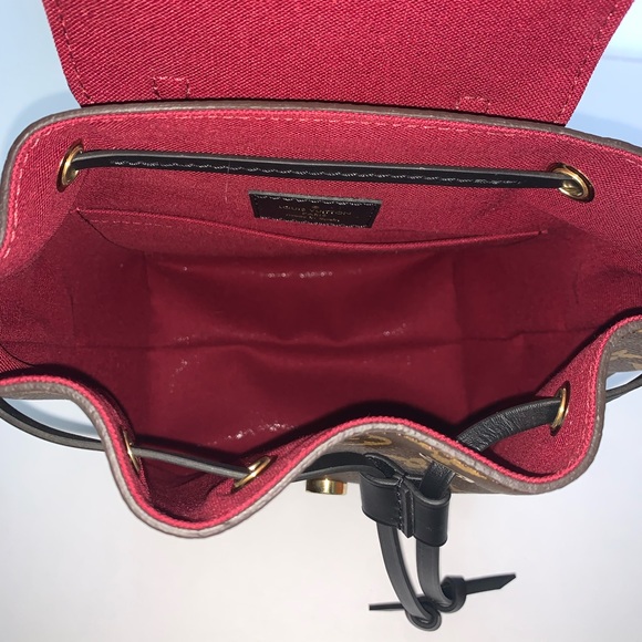 🦄 sold 🦄 BNIB Louis Vuitton Montsouris BB in Mono Noir - Picture 13 of 15